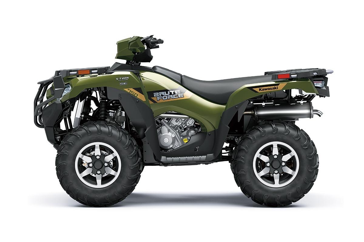 2026 Kawasaki BRUTE FORCE 750 SE Gold Sparkle Deep Green