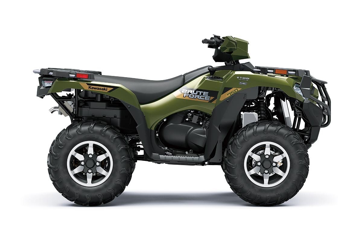 2026 Kawasaki BRUTE FORCE 750 SE Gold Sparkle Deep Green