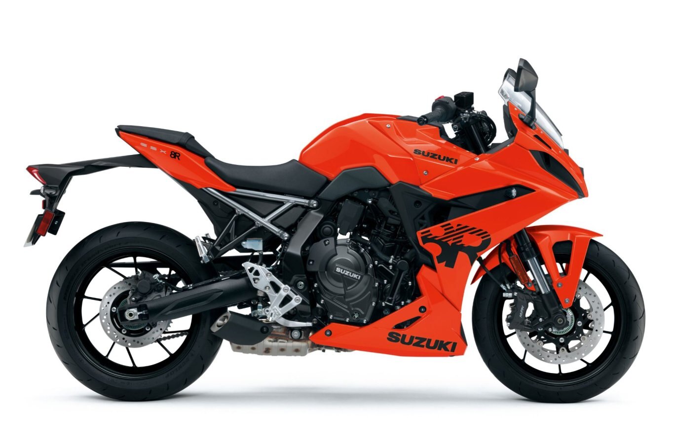 2026 Suzuki GSX 8R Glass Blaze Orange (QRE)