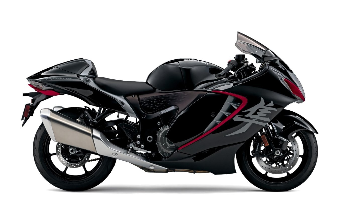 2026 Suzuki Hayabusa Candy Daring Red / Glass Sparkle Black