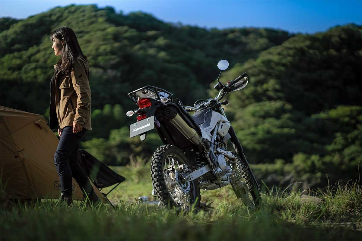 2026 Kawasaki KLX230 SHERPA S Whitish Beige