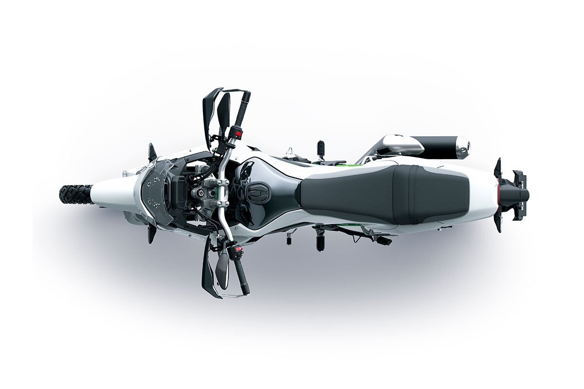 2026 Kawasaki KLE500 SE Pearl Blizzard White