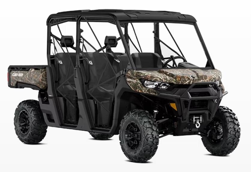 2024 Can-Am DEFENDER MAX XT 82 hp (69 lb-ft torque) Rotax HD10 V-twin engine Wildland Camo