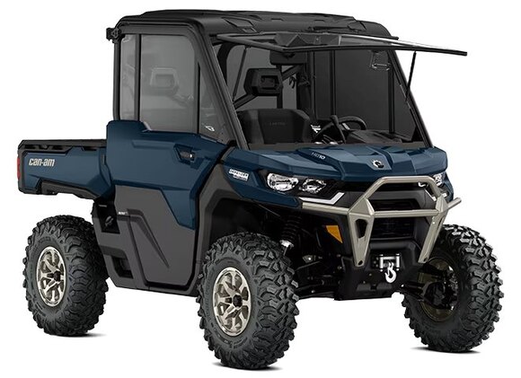 Can Am Defender Limited 2025, bleu marine poussiéreux