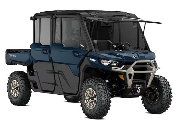 Can Am Defender MAX Limited 2025, bleu marine poussiéreux