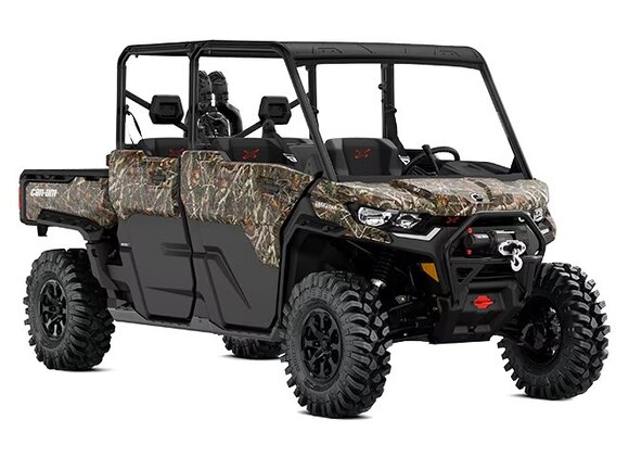 Can Am Defender MAX X MR 2025 avec demi-portes Wildland Camo