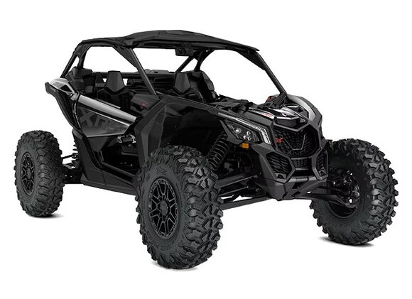 Can Am Maverick X3 X rs TURBO RR 2025 avec amortisseurs Smart Shox Triple Black