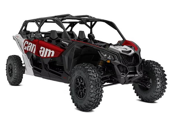 Can Am Maverick X3 MAX DS TURBO 2025 Rouge ardent et Hyper argent