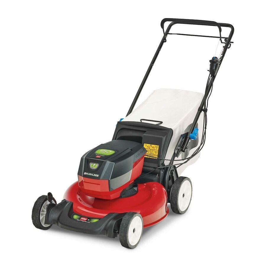 Toro 60V Max* 21 in. (53cm) Recycler® Self-Propel w/SmartStow® Lawn Mower with 5.0Ah Battery