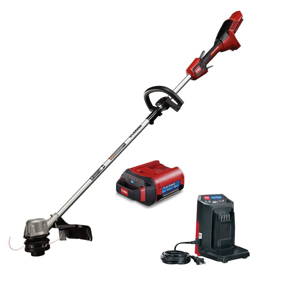 Toro 60V MAX* 14 in. (35.5 cm) / 16 in. (40.6 cm) Brushless String Trimmer with 2.5Ah Battery