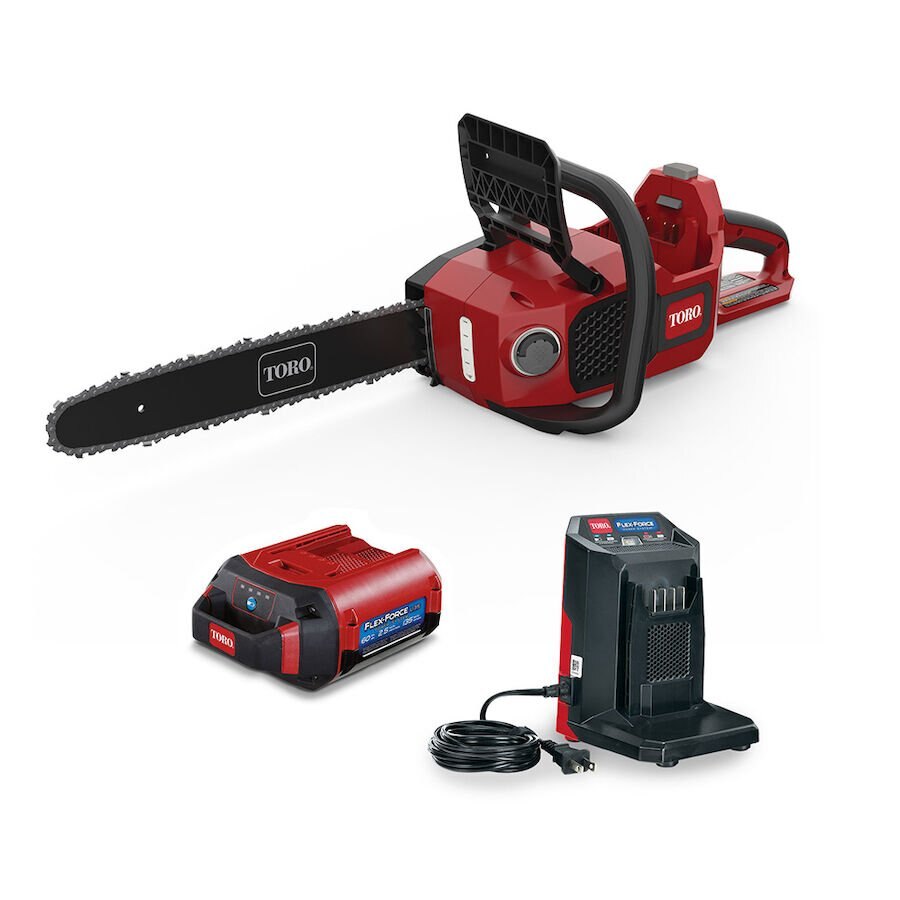 Toro 60V MAX* 16 in. (40.6 cm) Brushless Chainsaw with 2.5Ah battery