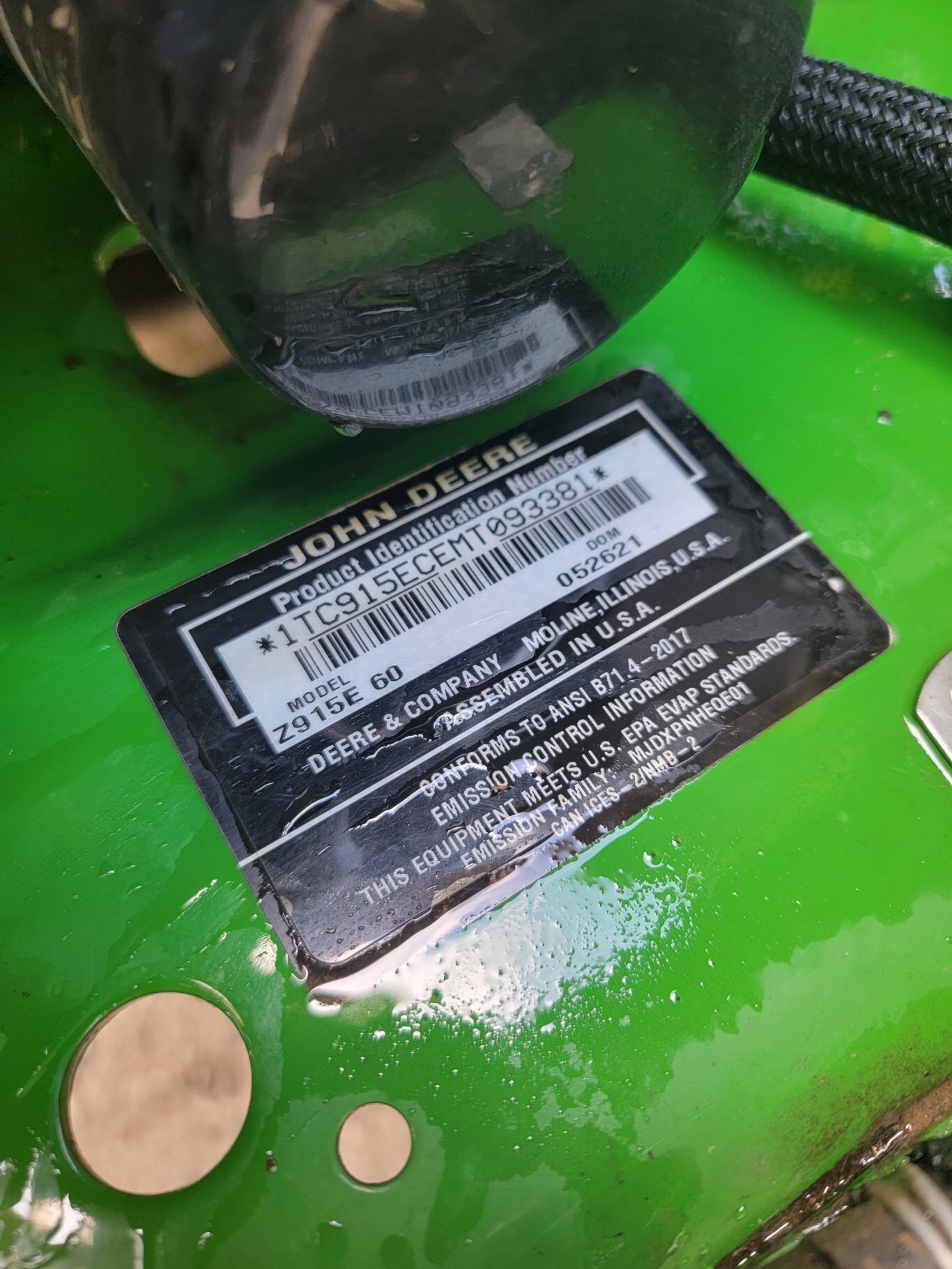 John Deere Ztrack 2915E