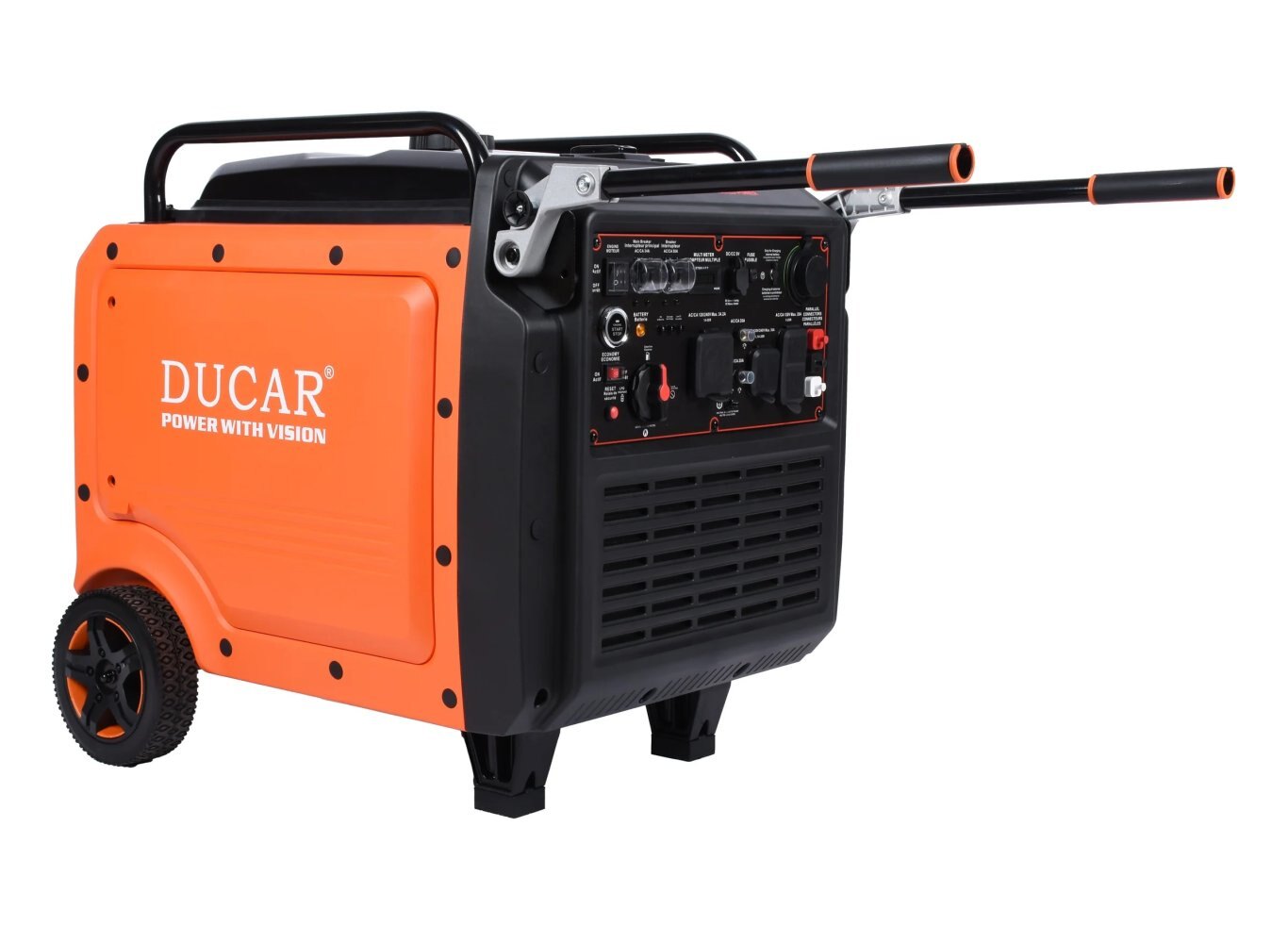 Ducar 8500W Inverter generator with remote start (Tri fuel: LPG, Gas and Natural Gas)