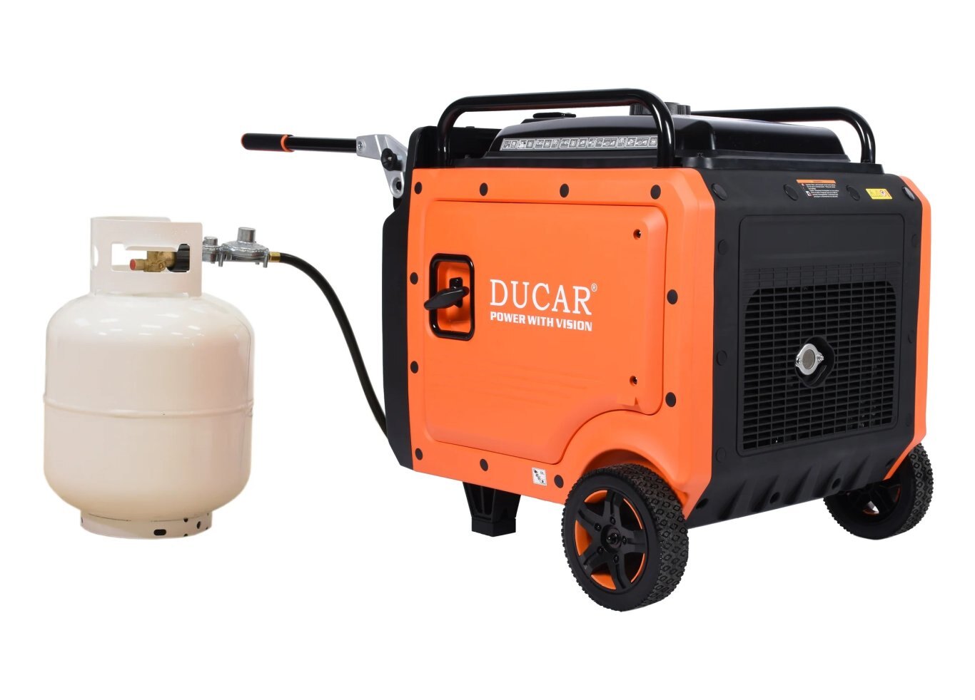 Ducar 8500W Inverter generator with remote start (Tri fuel: LPG, Gas and Natural Gas)