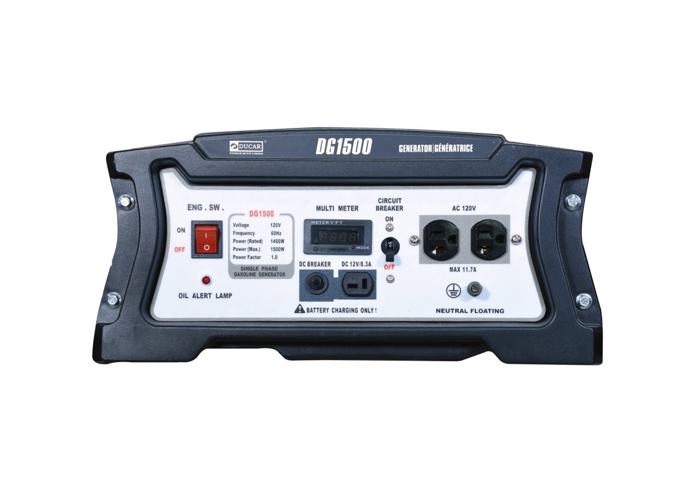 Ducar 1500W Generator 3HP