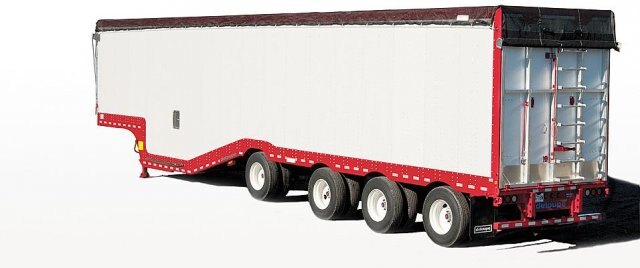 2014 Deloupe Chip Semi trailer