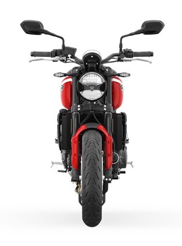 2025 Triumph NEW TRIDENT 660 Diablo Red/Sapphire Black