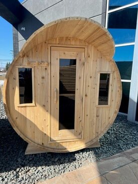 Barrel Cedar Sauna 7X8