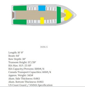 2024 Mirrocraft 3696 16'