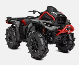 2025 Can-Am Outlander X MR 1000R Granite Grey & Legion Red