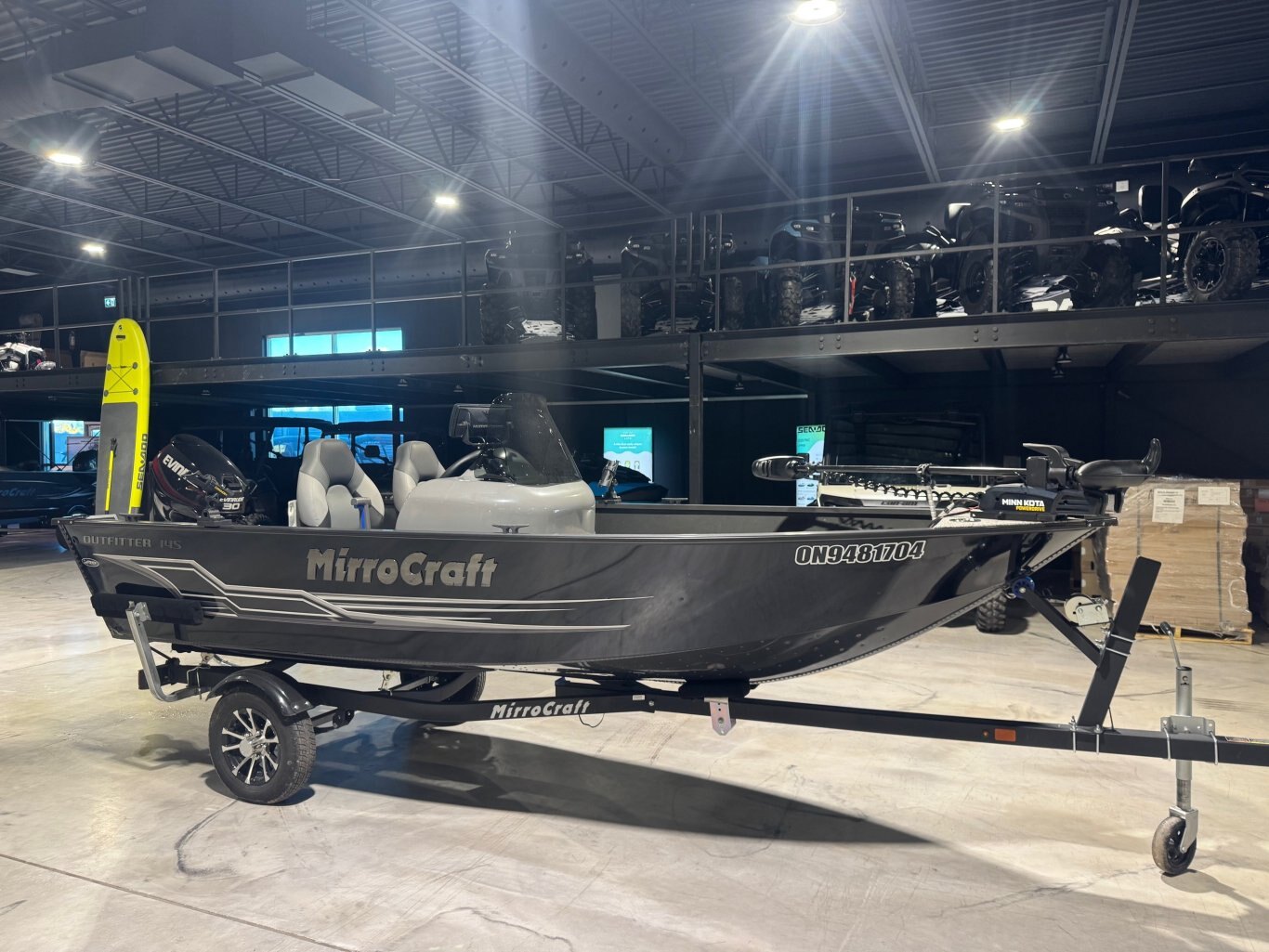 2025 Mirrocraft Outfitter 145SC Boat package