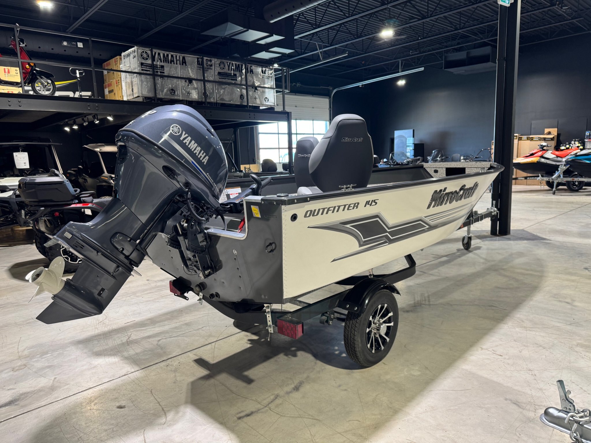 2025 Mirrocraft Outfitter 145T with Yamaha F30LA