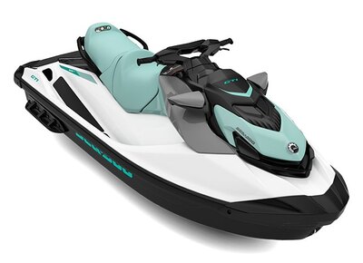 2026 Sea-Doo GTI 130 Bright White and Neo Min