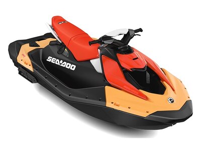 2026 Sea-Doo Spark™ for 3 900 ACE™ - 90 Sunrise Orange and Dragon Red