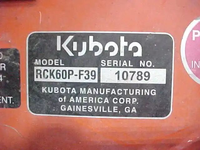 2016 Kubota F2690