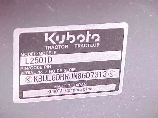 2022 Kubota L2501 HST