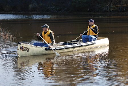 Sportspal 14' Wide Transom Canoe Birch Bark