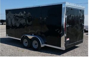 2025 Excalibur 7X16 V Nose Enclosed Cargo Trailer w/Ramp 