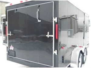 2025 Excalibur 7X16 V Nose Enclosed Cargo Trailer w/Ramp 
