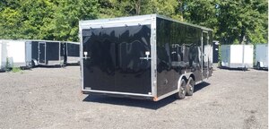 2026 Excalibur 8.5 X 20 HD 7K Enclosed Car / Auto Hauler Trailer 30in. Slant V Nose