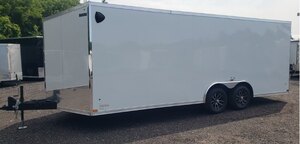 2026 Excalibur 8.5 X 24 HD 10K Enclosed Car / Auto Hauler Trailer UPGRADED 5200lb. Drop Spring Axles