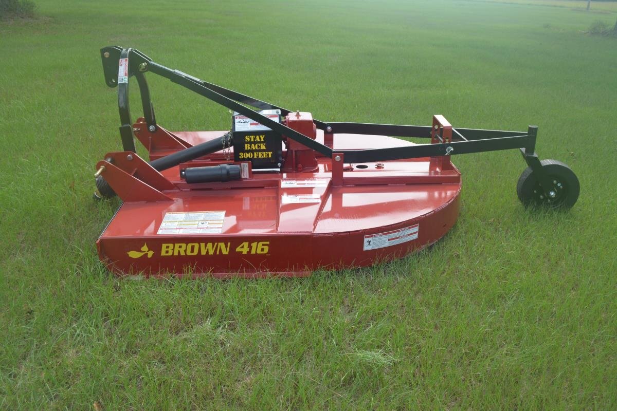 Brown ROTARY CUTTERS 410 SERIES HEAVY DUTY 3 Pt. 416