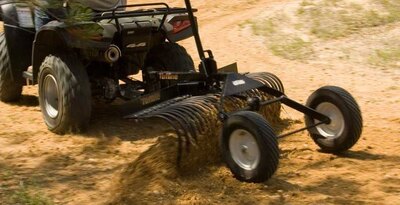 Tufline ATV - UTILITY VEHICLE Attachments - ATV LANDSCAPE RAKE
