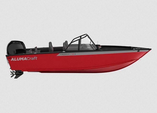 2025 Alumacraft Trophy 175X Sport Garnet Red