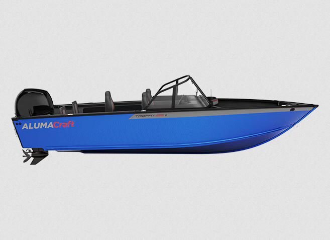 2025 Alumacraft Trophy 185X Sport Azure Blue