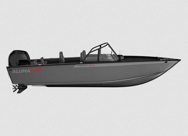 2025 Alumacraft Trophy 185X Sport Stratus Gray