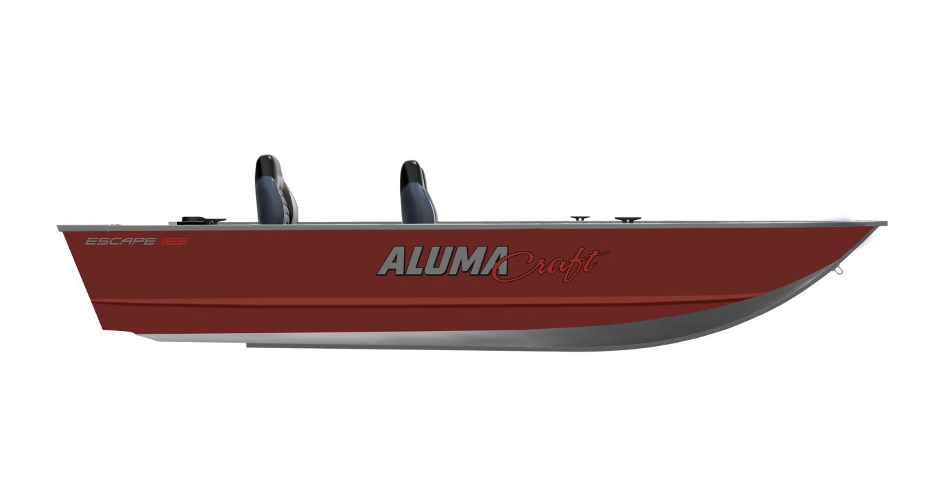 2025 Alumacraft Escape 165 Tiller Ruby Red