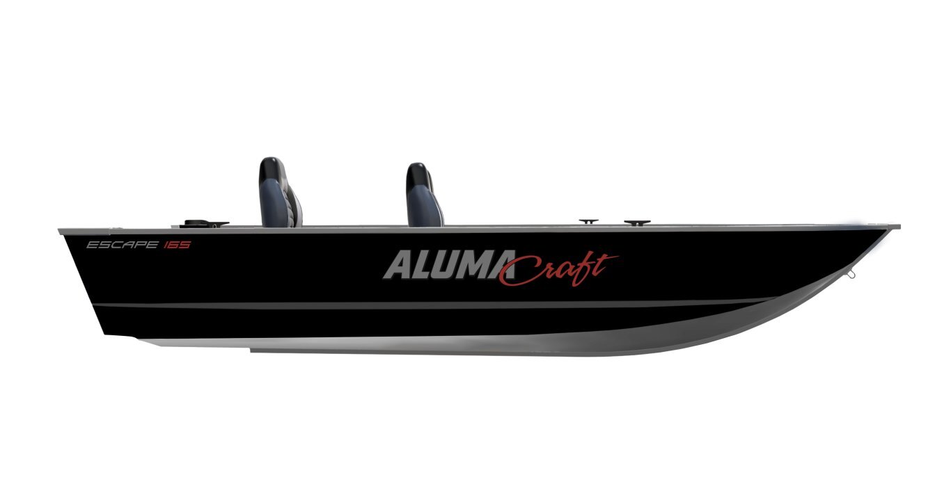 2025 Alumacraft Escape 165 Tiller Black Crystal