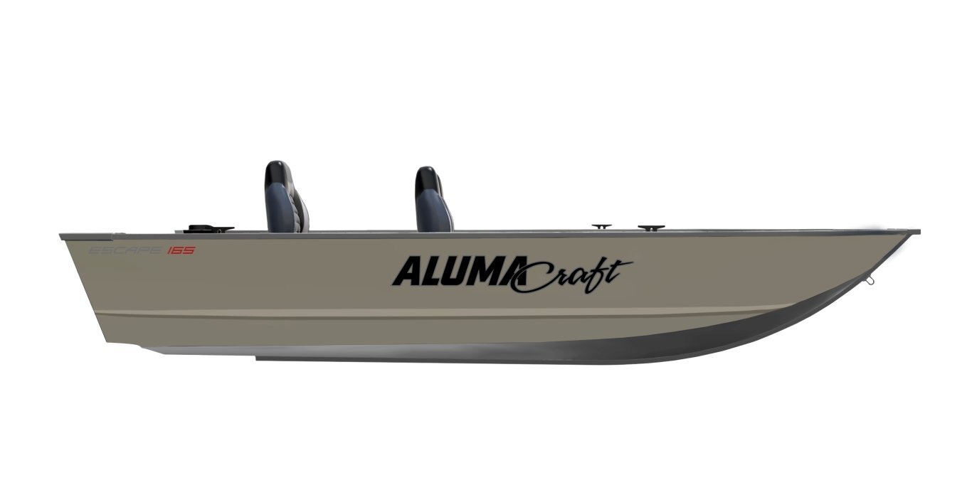 2025 Alumacraft Escape 165 Tiller Khaki