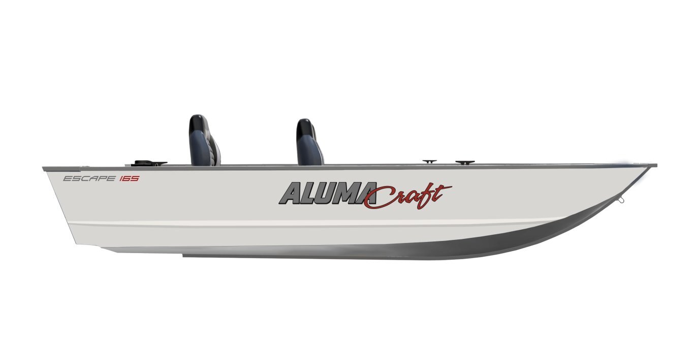 2025 Alumacraft Escape 165 Tiller Olympic White