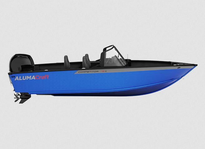 2025 Alumacraft Competitor 175X Sport Azure Blue