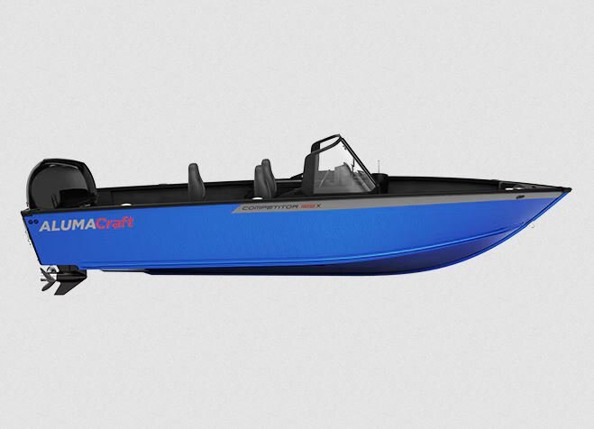 2025 Alumacraft Competitor 185X Sport Azure Blue