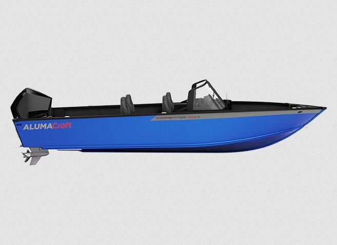 2025 Alumacraft Competitor 205X Sport Azure Blue