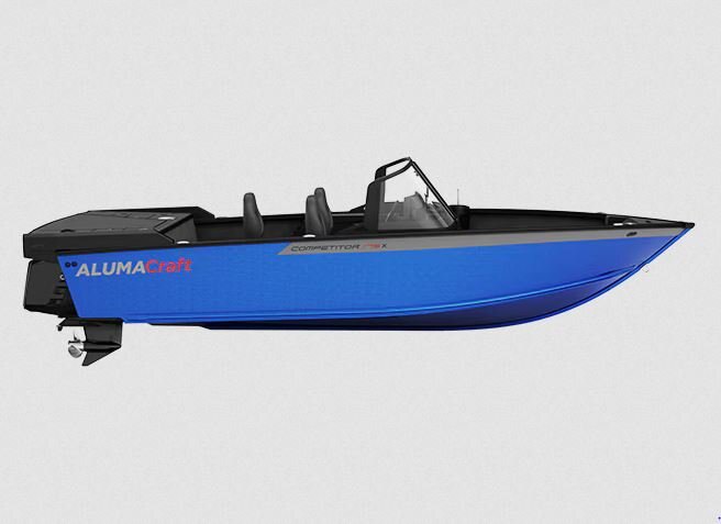 2025 Alumacraft Competitor 175X Sport Rotax S Azure Blue