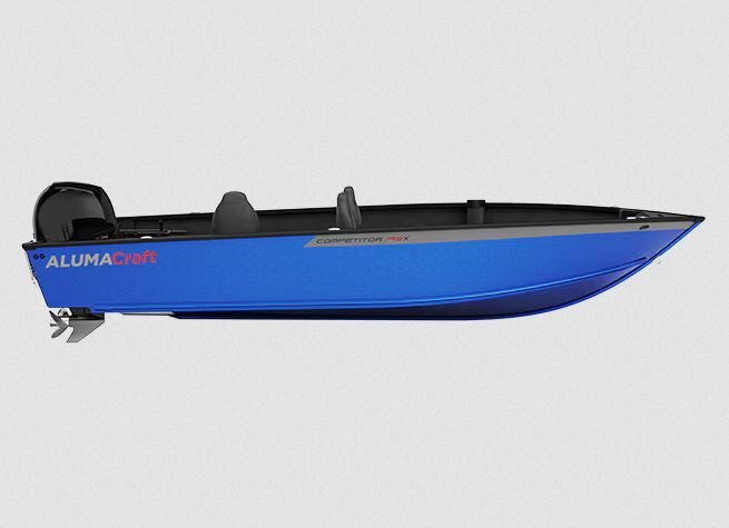 2025 Alumacraft Competitor 195X Tiller Azure Blue