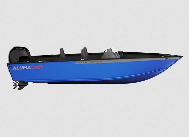 2025 Alumacraft Competitor 185X Side Console Azure Blue